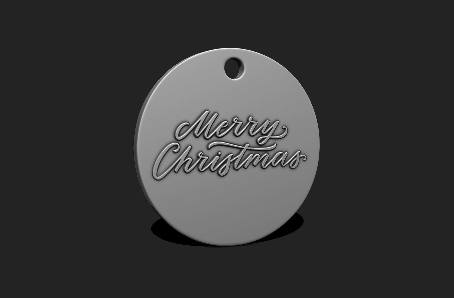 Christmas Ornament - Pendant -  Christmas Tree  - Decor - 01 3D print model_3