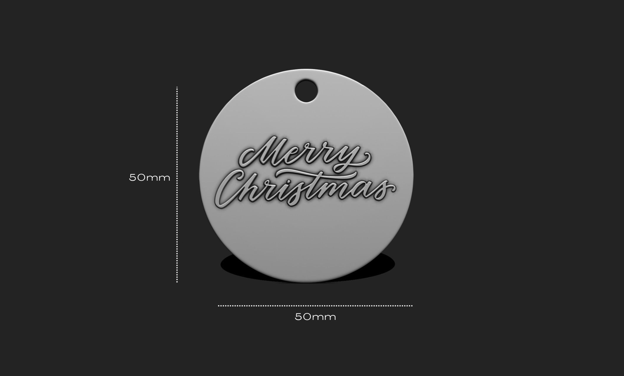 Christmas Ornament - Pendant -  Christmas Tree  - Decor - 01 3D print model_1