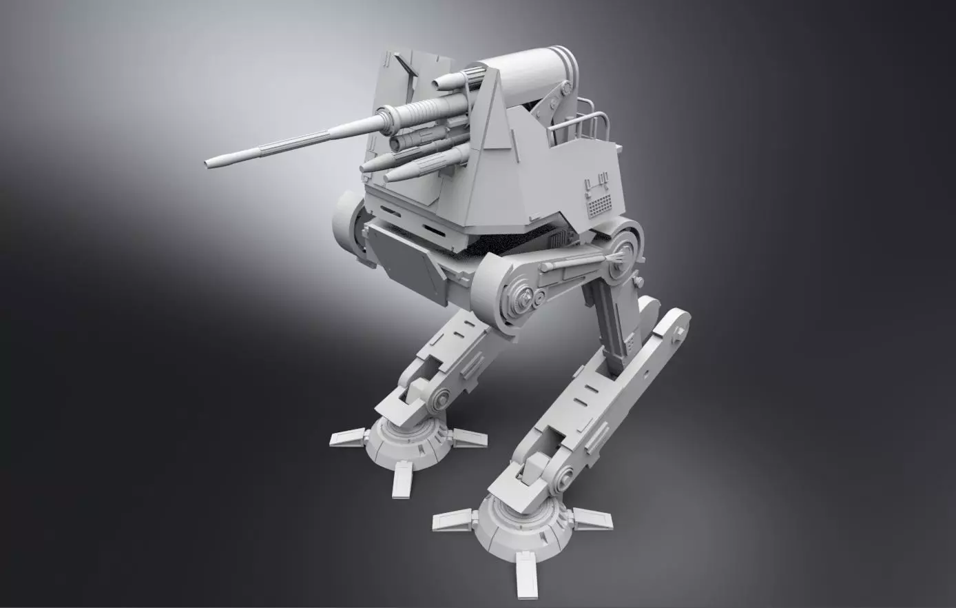 AT DT scale model 3D print model