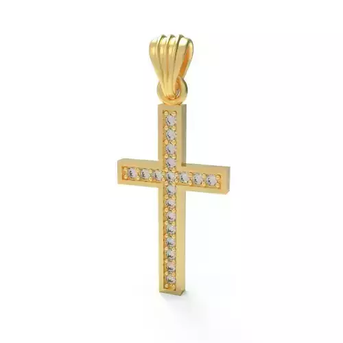 Diamond Cross Pendant necklace