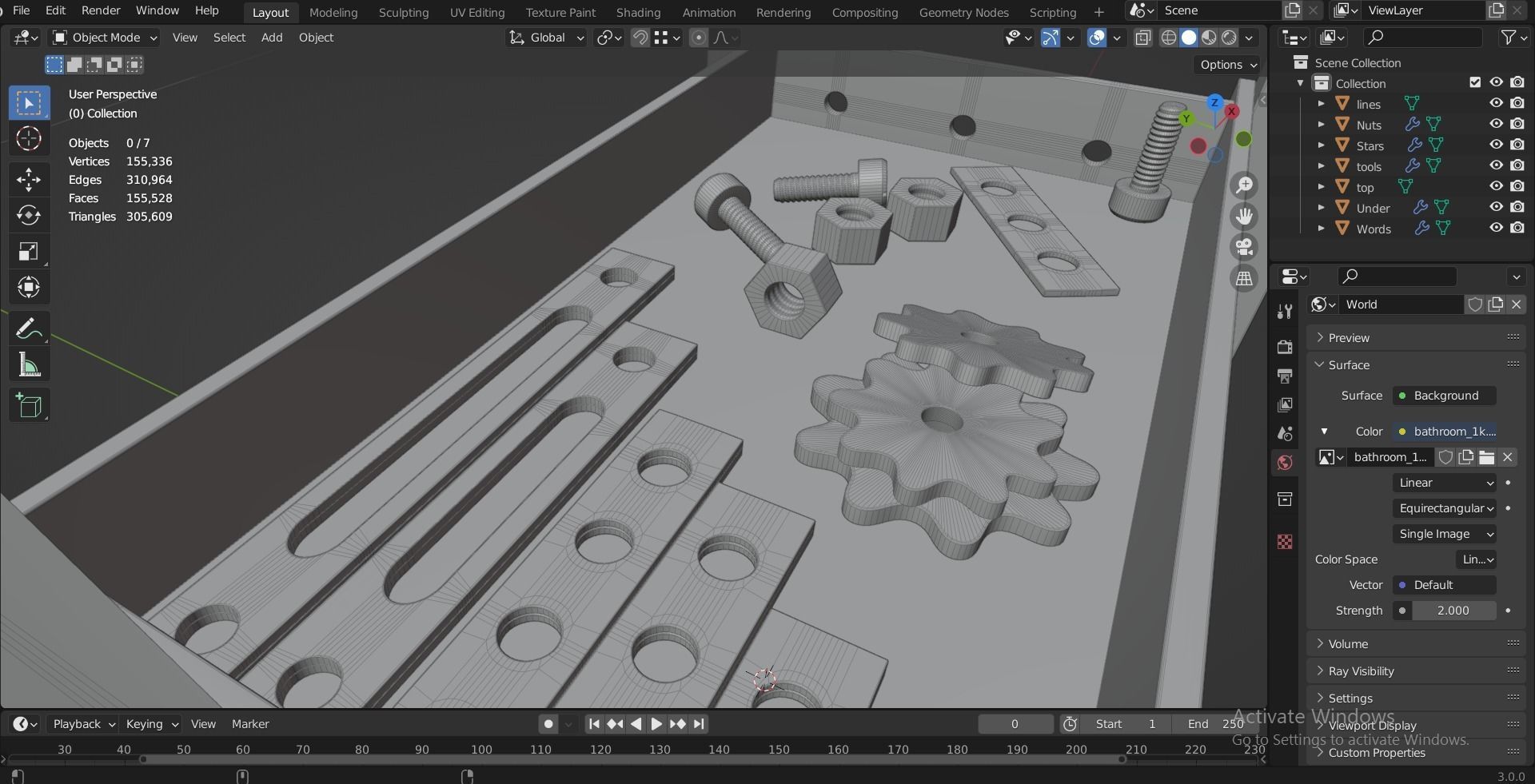 ROBUD Wooden Tool and Woomax Wooden ToolBox 3D Model Collection_15