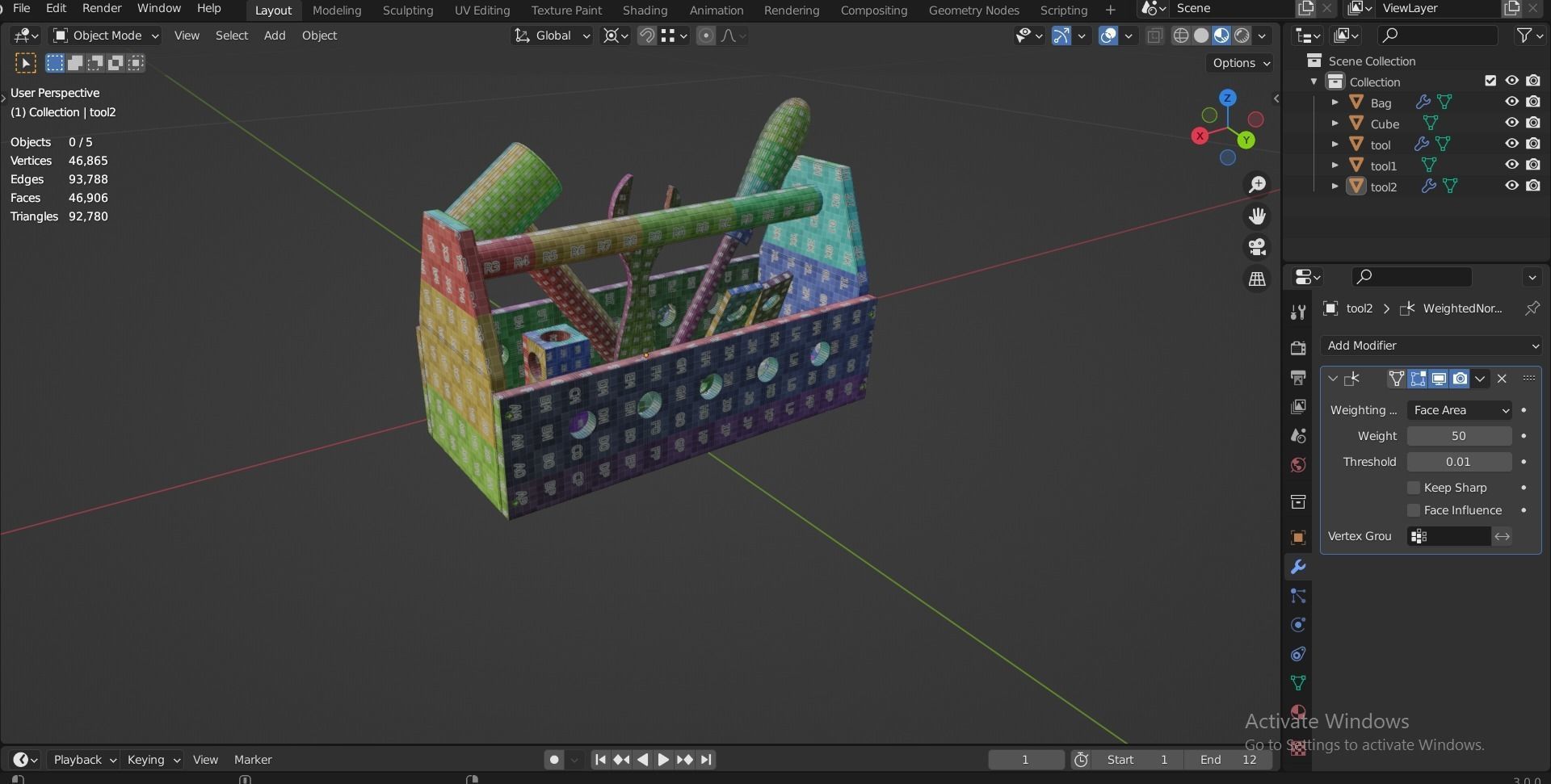 ROBUD Wooden Tool and Woomax Wooden ToolBox 3D Model Collection_37
