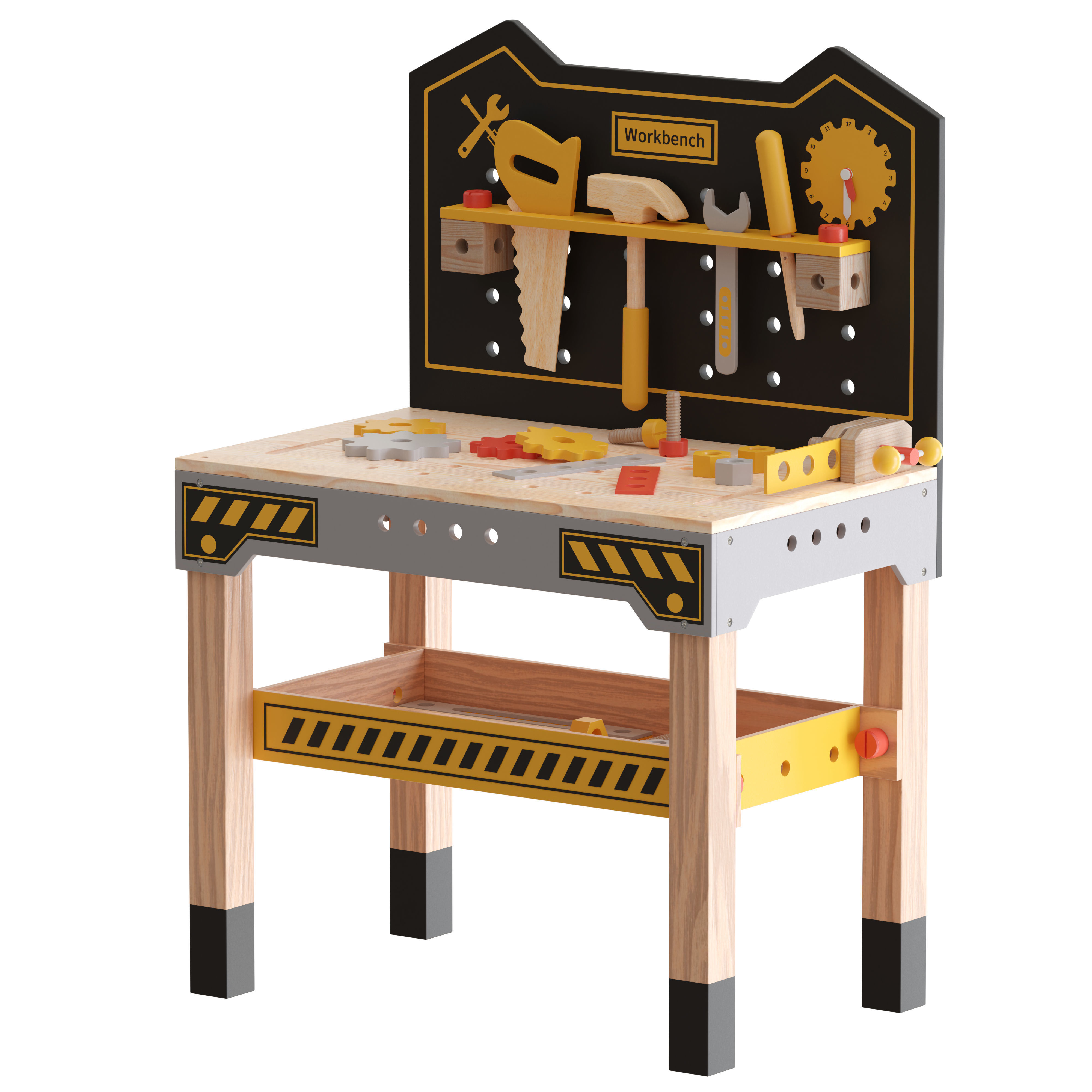 ROBUD Wooden Tool and Woomax Wooden ToolBox 3D Model Collection_4