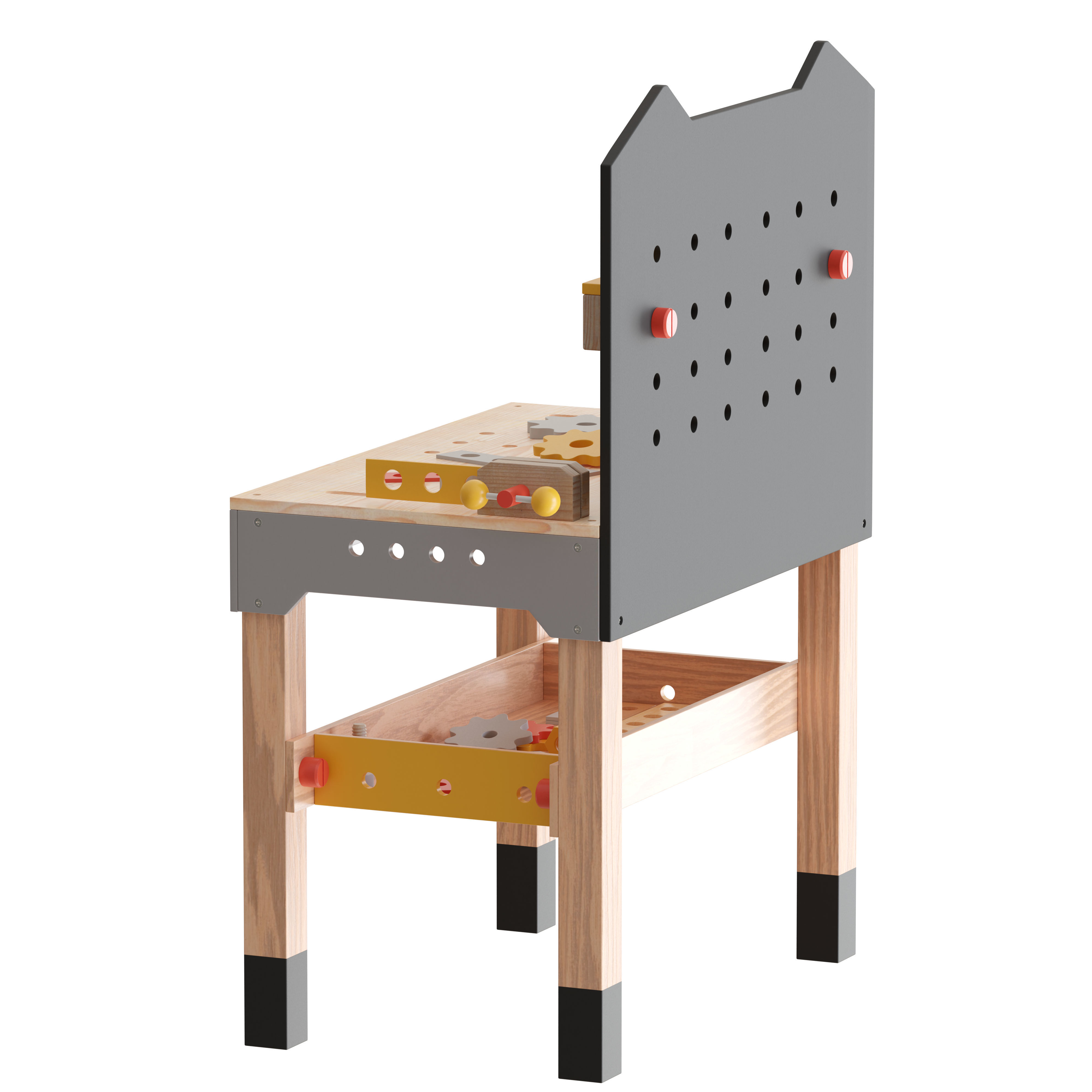 ROBUD Wooden Tool and Woomax Wooden ToolBox 3D Model Collection_9