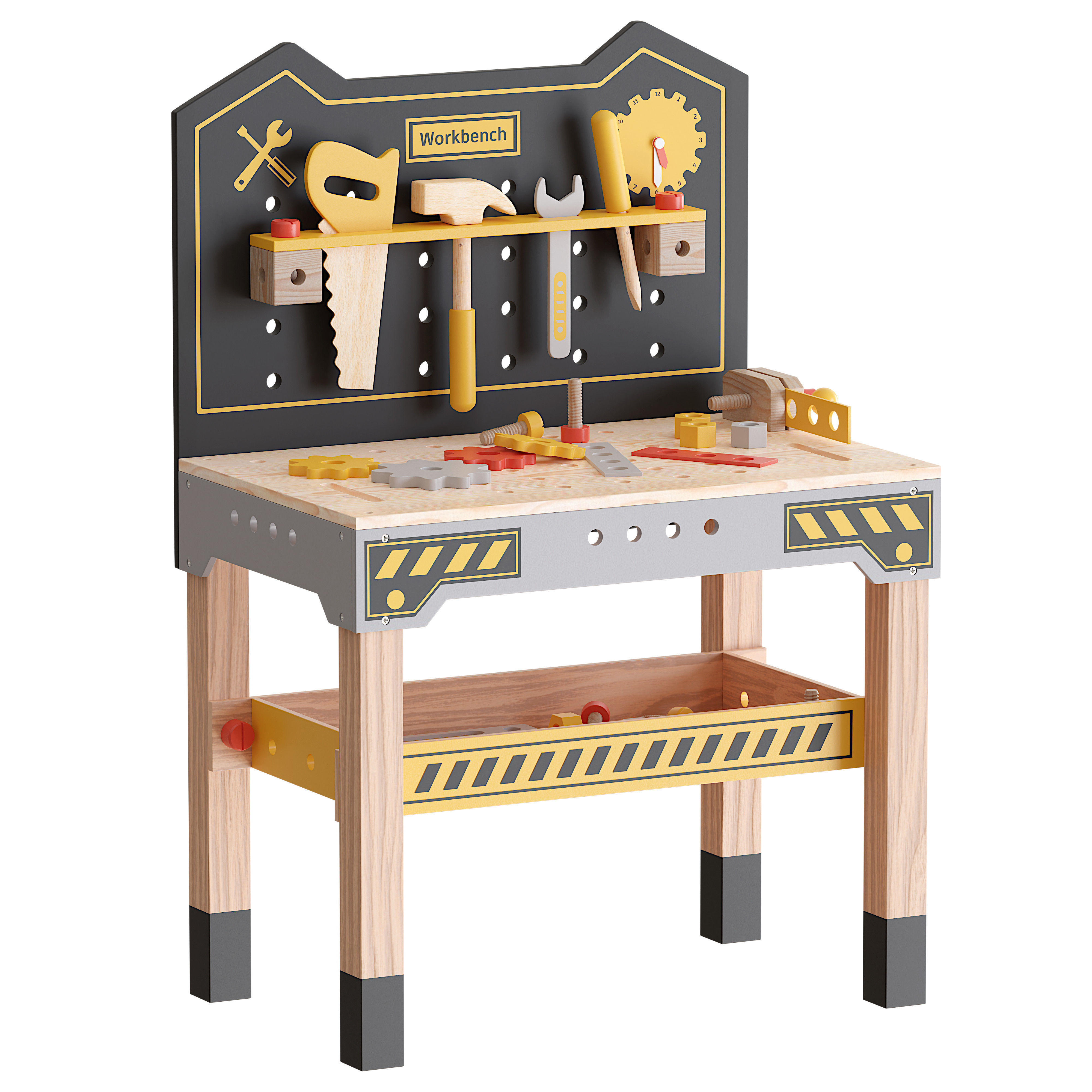 ROBUD Wooden Tool and Woomax Wooden ToolBox 3D Model Collection_8