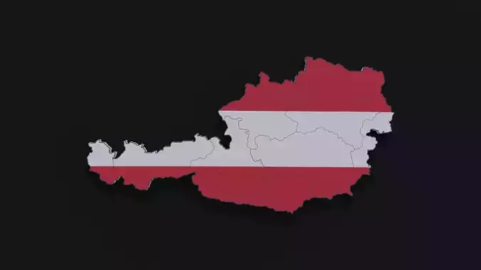 Political Map of Austria