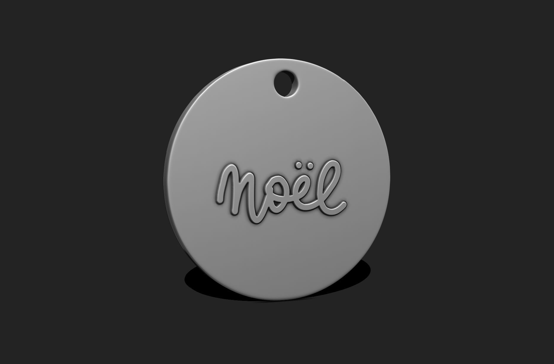 Christmas Ornament - Pendant -  Christmas Tree  - Decor - 02 3D print model_3