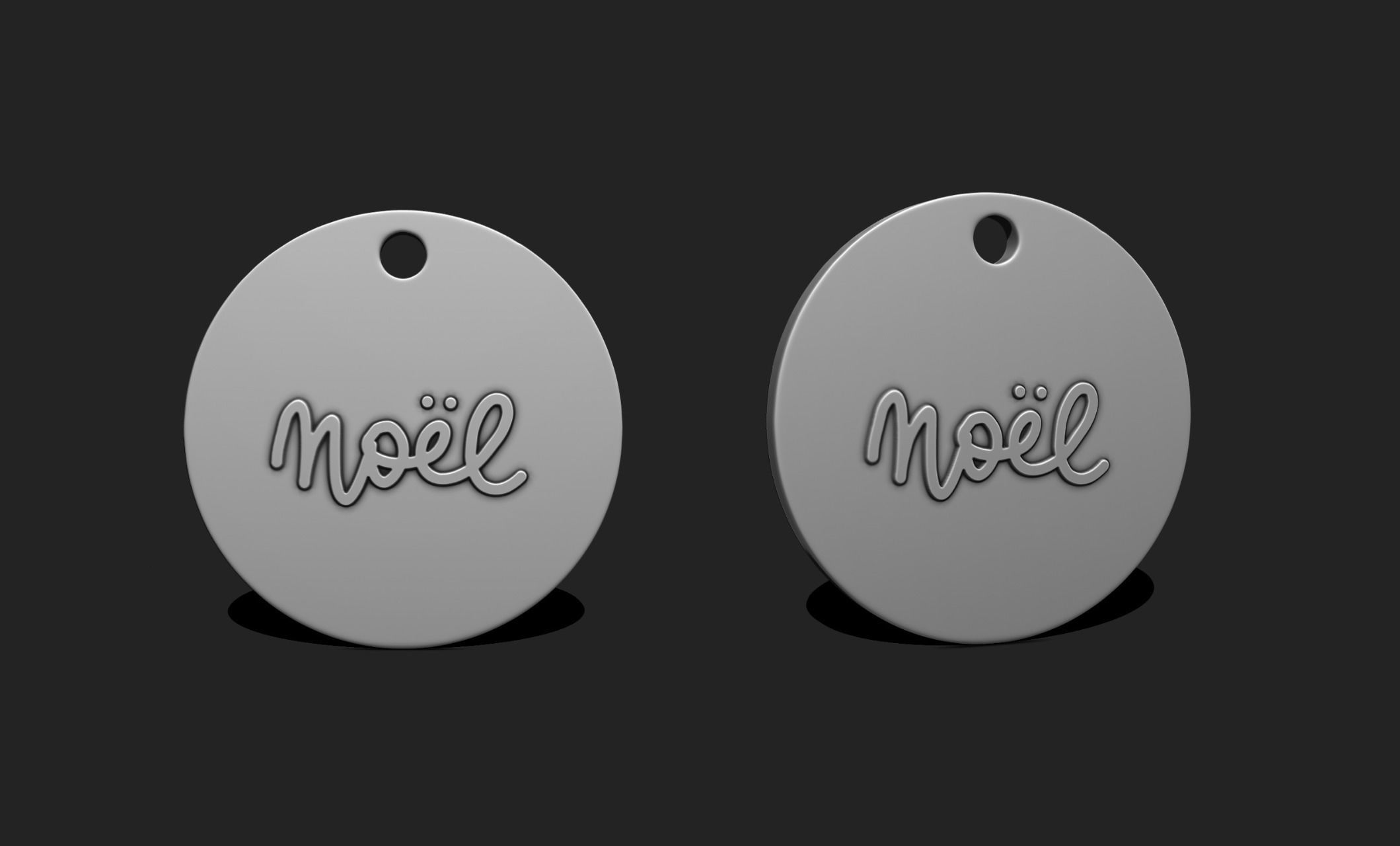 Christmas Ornament - Pendant -  Christmas Tree  - Decor - 02 3D print model_7