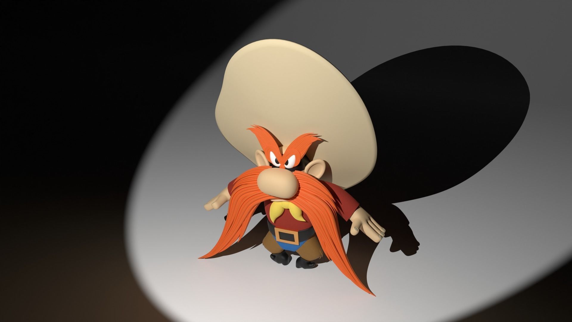 Yosemite Sam 3D model_3
