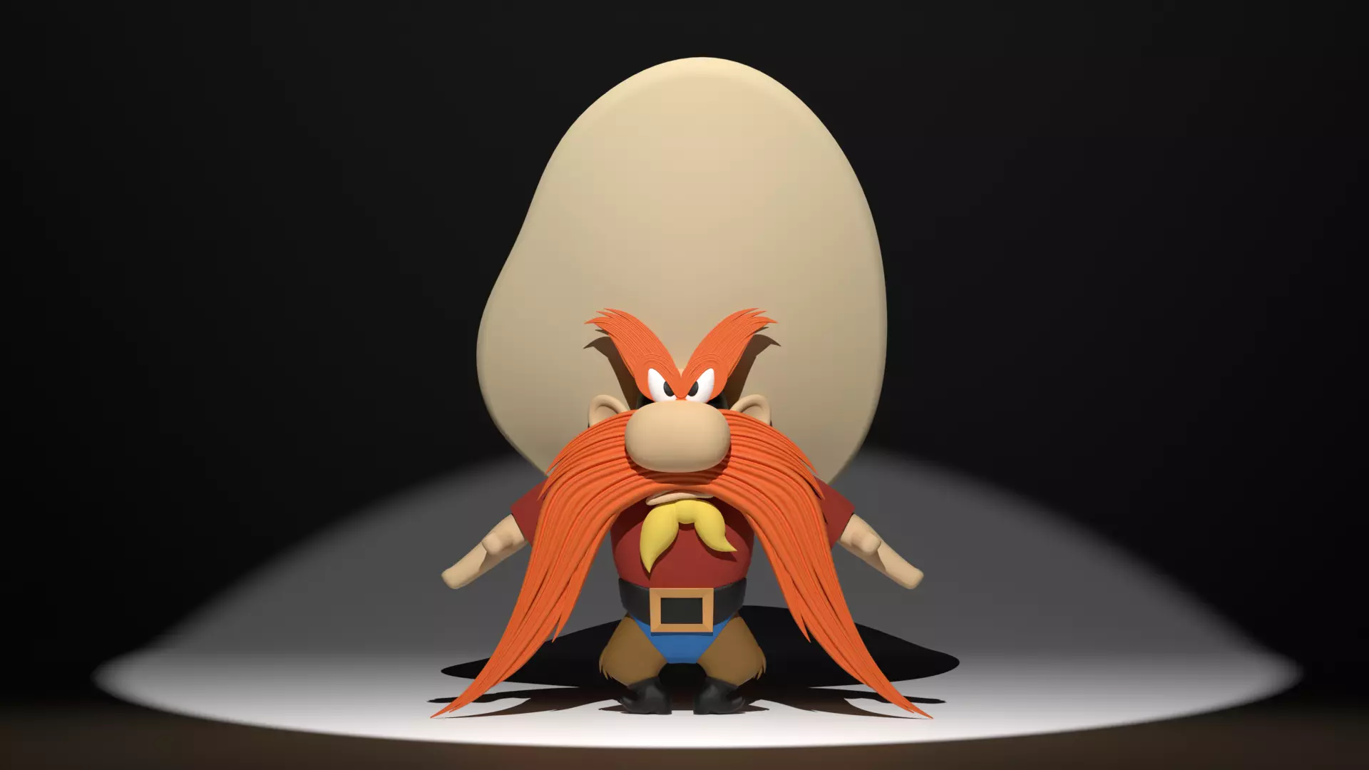 Yosemite Sam 3D model_0