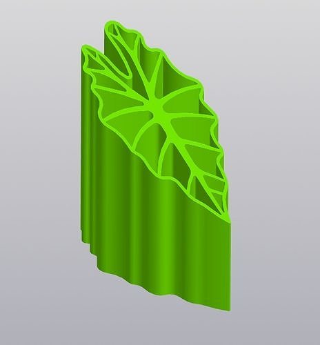 Alocasia Penholder 3D print model