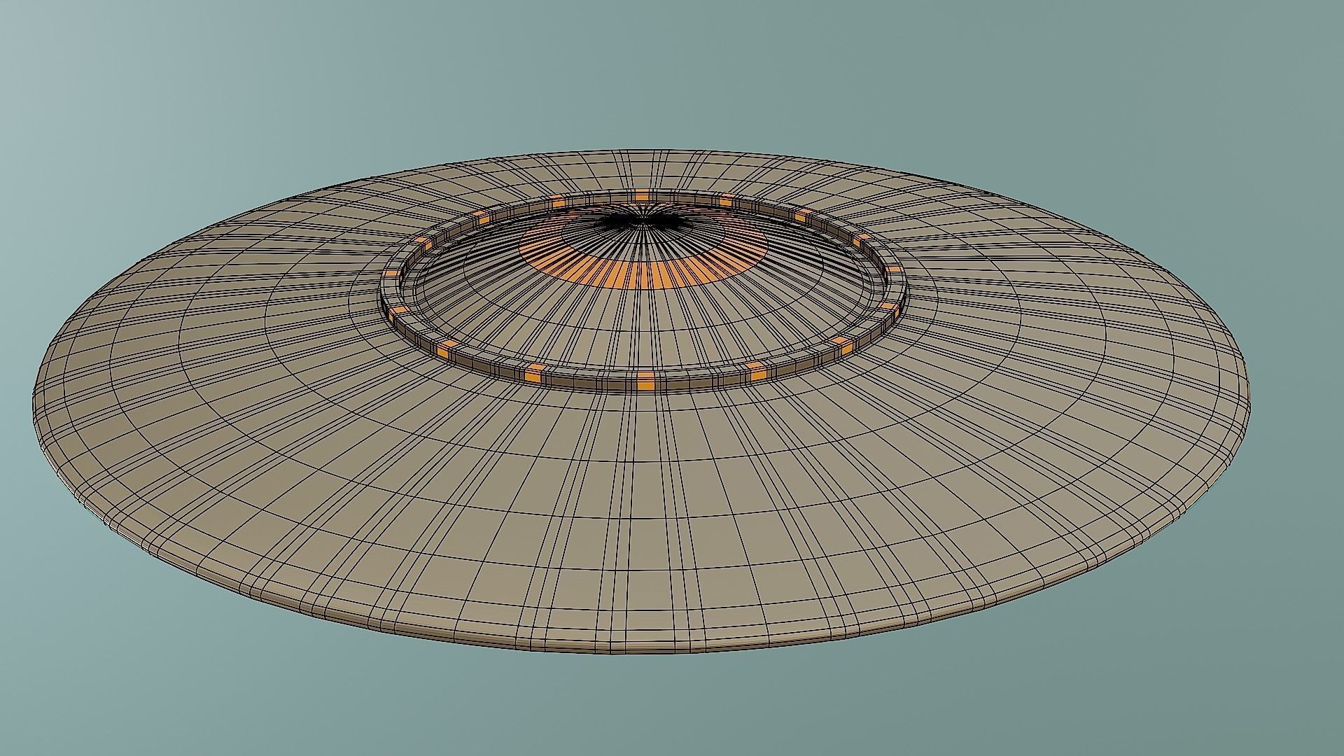 Low poly model of an UFO 03 free VR / AR / low-poly 3D model | CGTrader