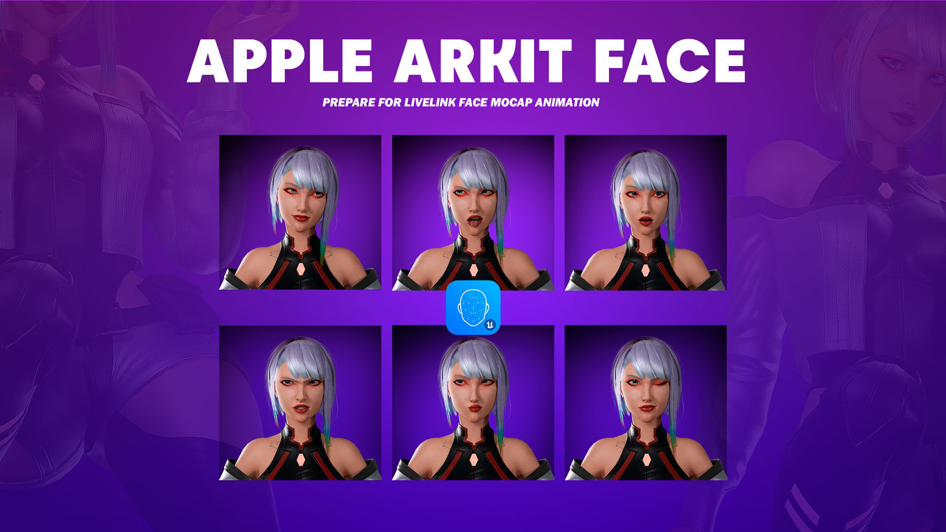 Lucy Cyberpunk Edgerunner  - Game Ready 3D model - UE5 Low-poly 3D model_12