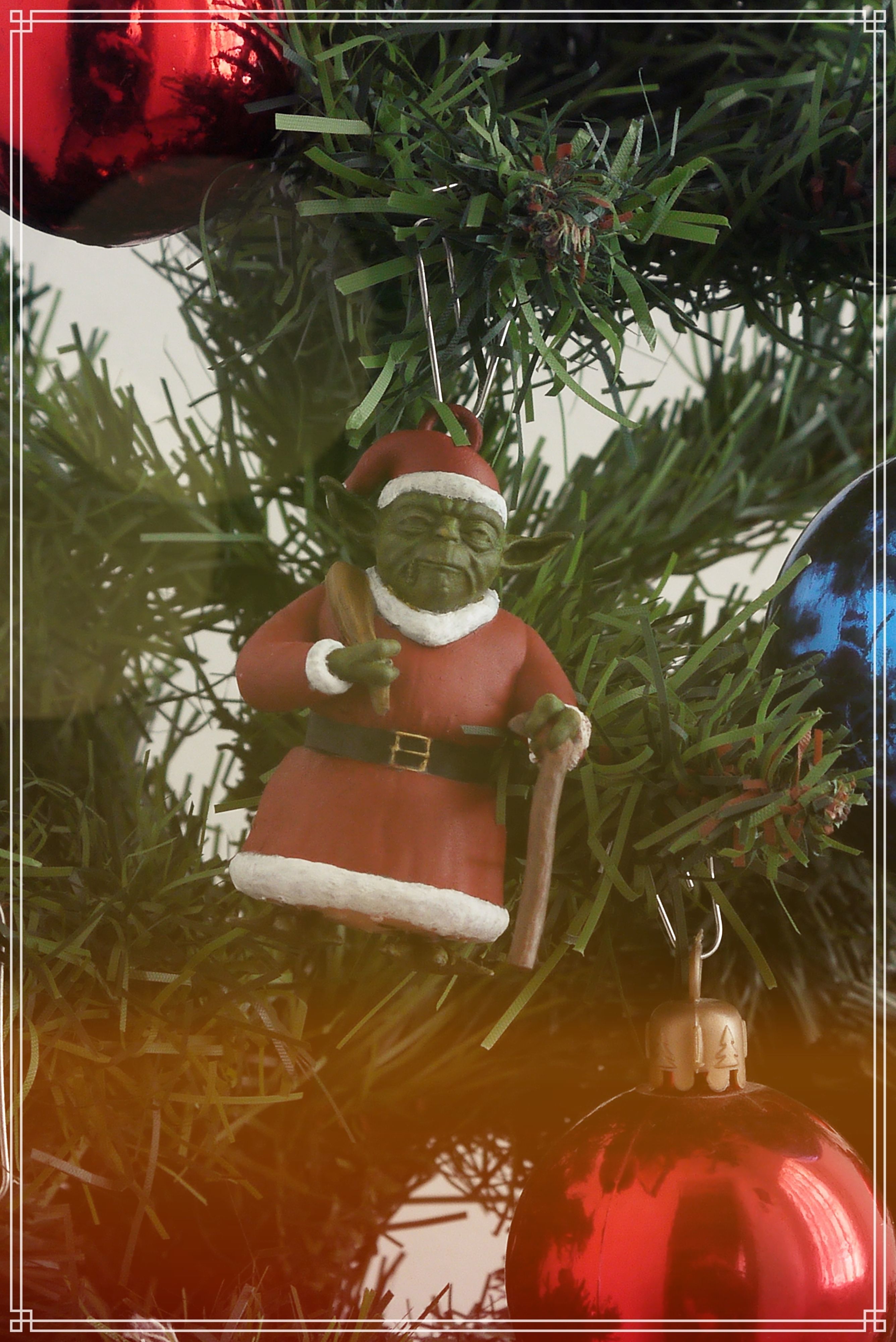 Yoda Christmas tree Ornament  3D print model_18