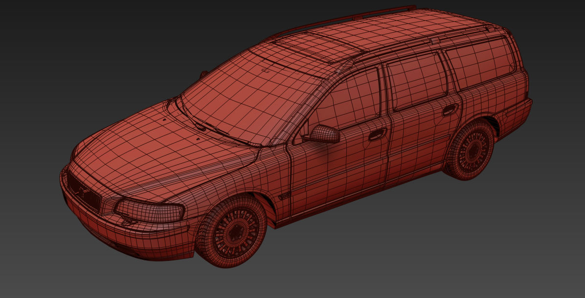 Volvo V70 3D model_11