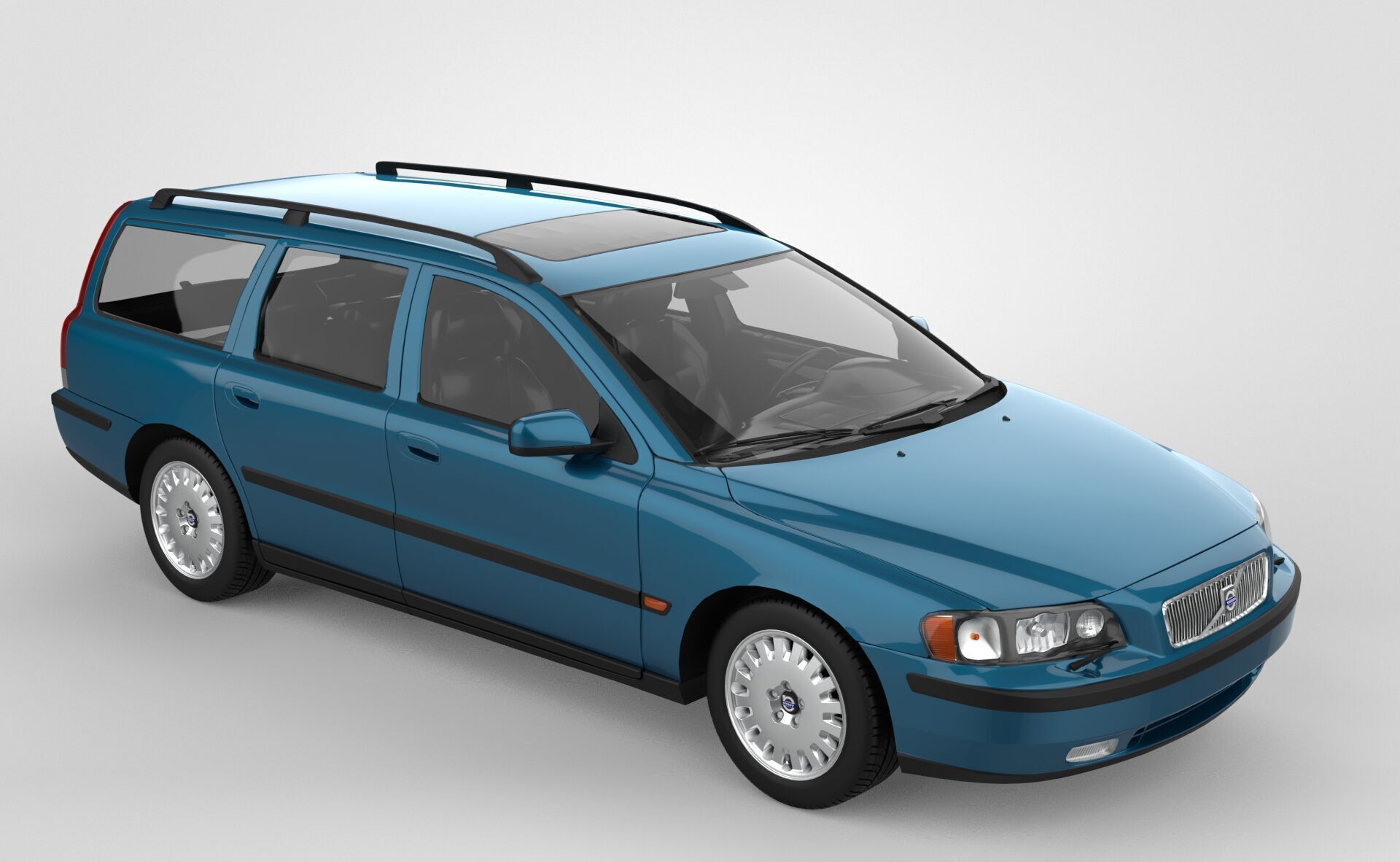 Volvo V70 3D model_8