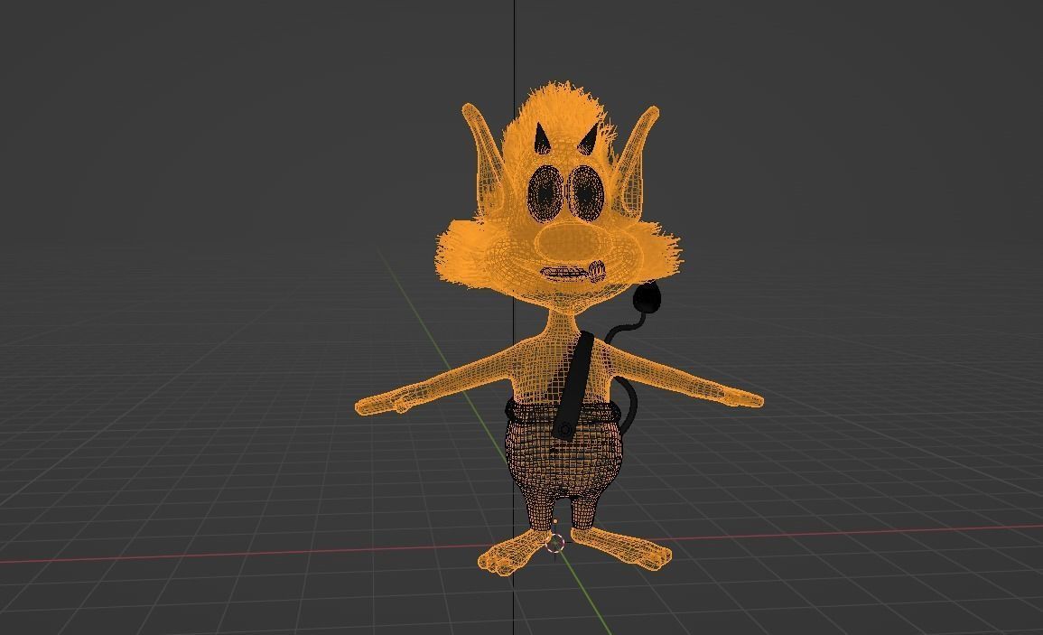 Hugo Character 3D model_8