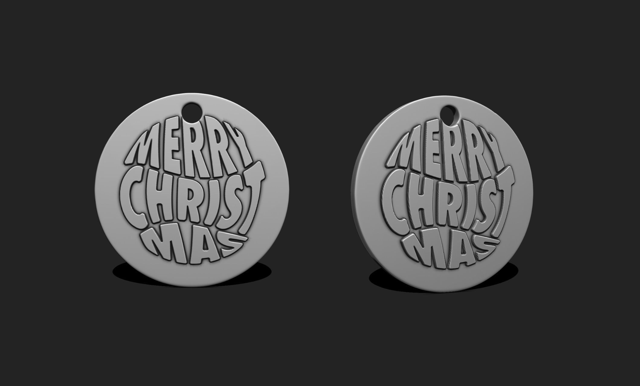 Christmas Ornament - Pendant -  Christmas Tree  - Decor - 03 3D print model_6