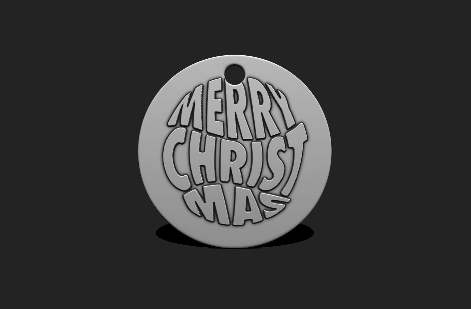 Christmas Ornament - Pendant -  Christmas Tree  - Decor - 03 3D print model_2