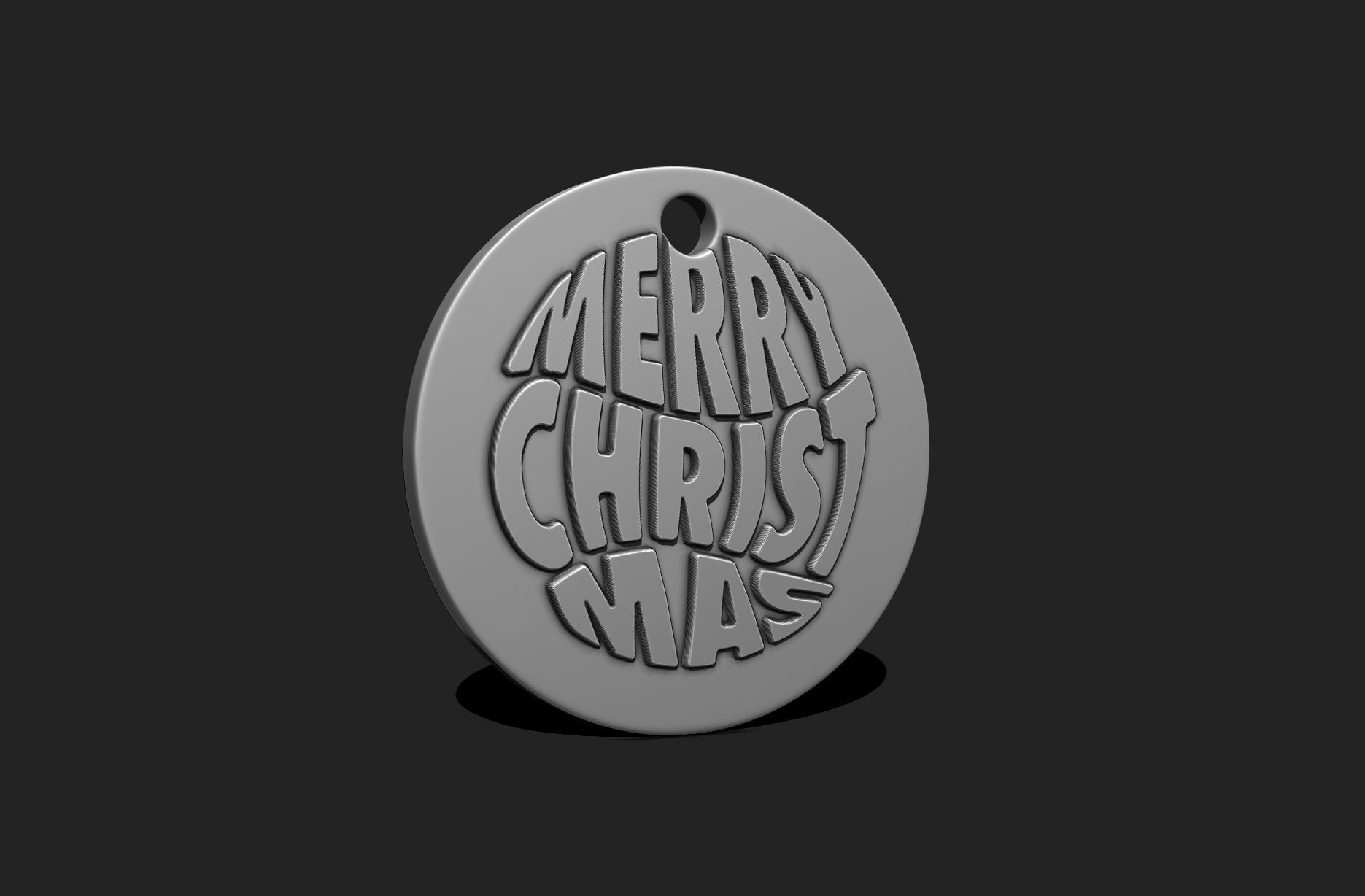 Christmas Ornament - Pendant -  Christmas Tree  - Decor - 03 3D print model_3