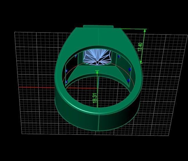  man ring Rasta Lion of Judea 771 3D print model_30