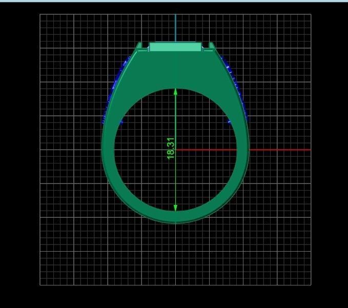  man ring Rasta Lion of Judea 771 3D print model_28