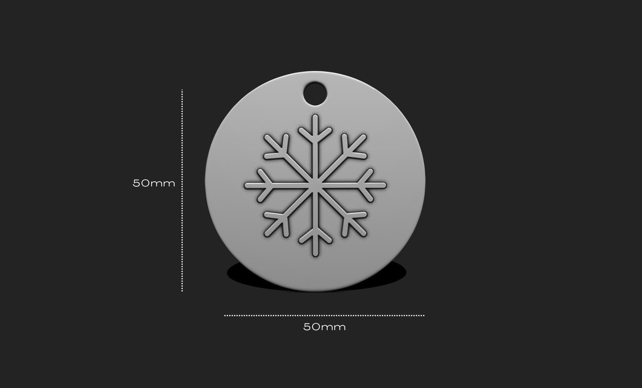 Christmas Ornament - Pendant -  Christmas Tree  - Decor - 04 3D print model_1