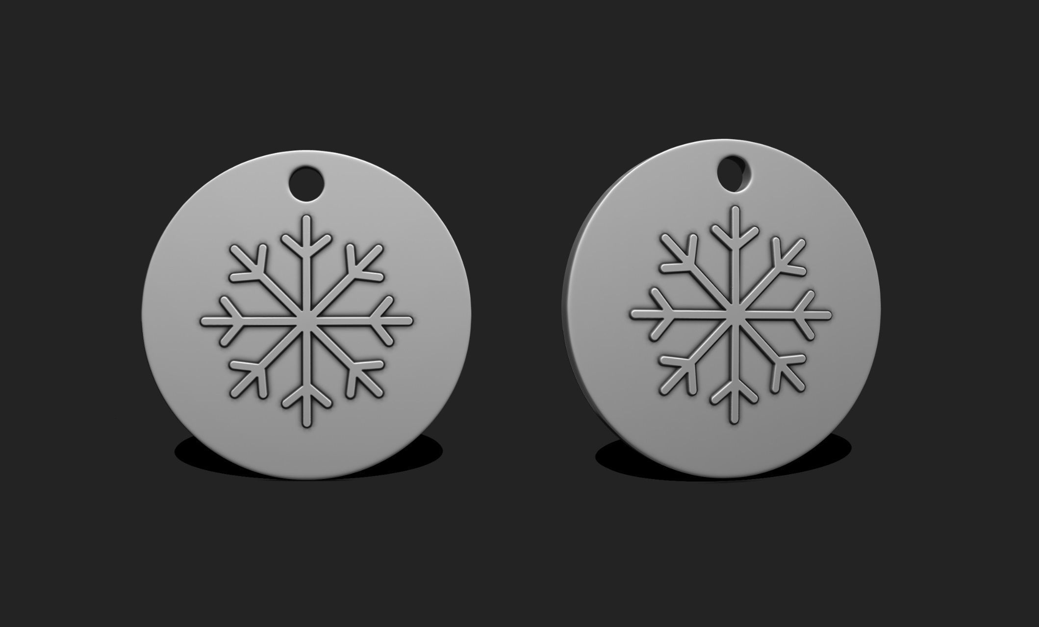 Christmas Ornament - Pendant -  Christmas Tree  - Decor - 04 3D print model_6