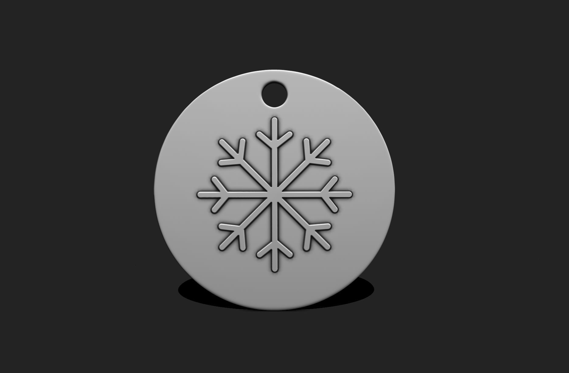 Christmas Ornament - Pendant -  Christmas Tree  - Decor - 04 3D print model_2