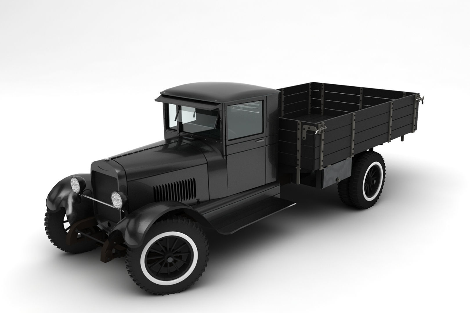 Old Truck 3D model_5