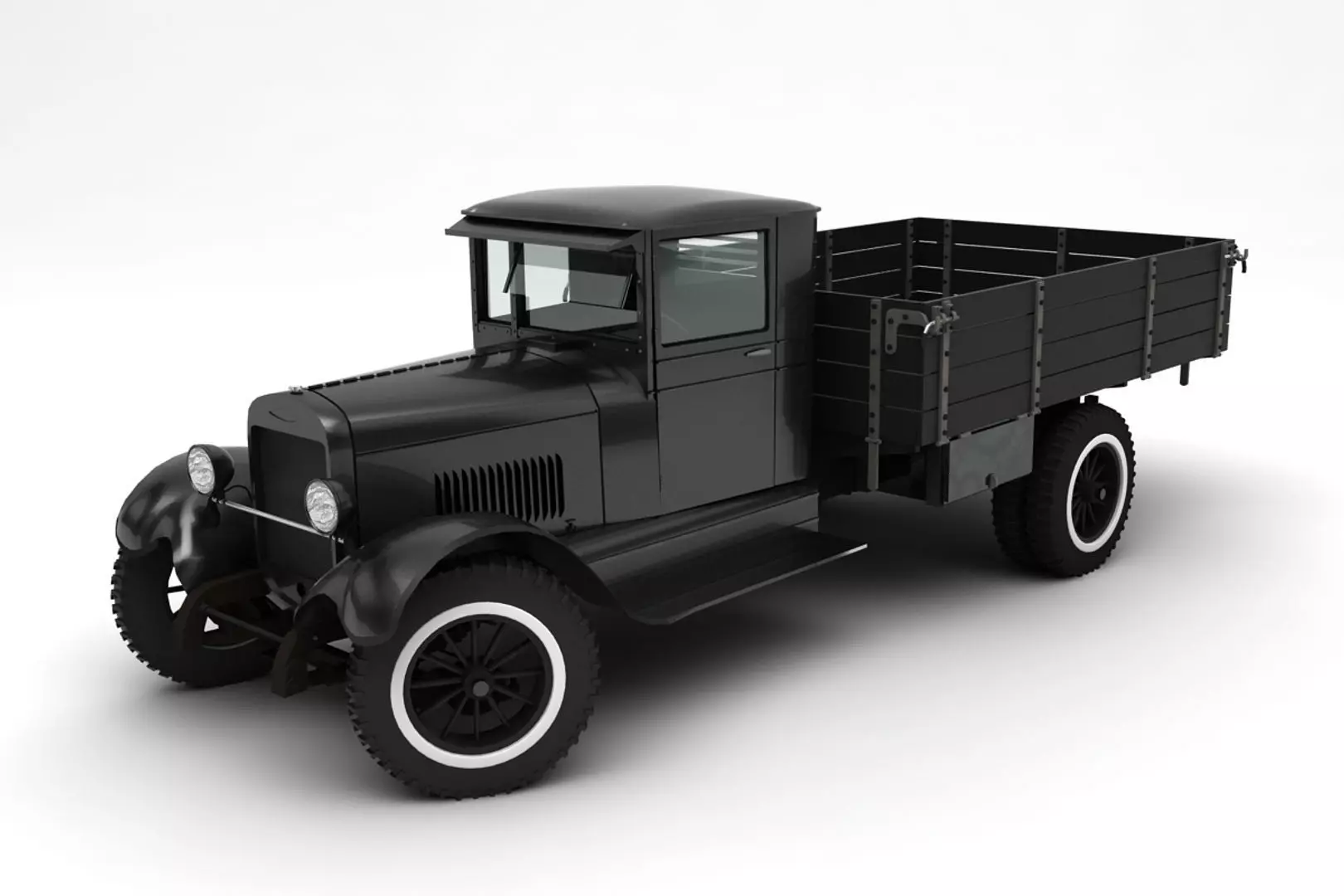 Old Truck 3D model_0