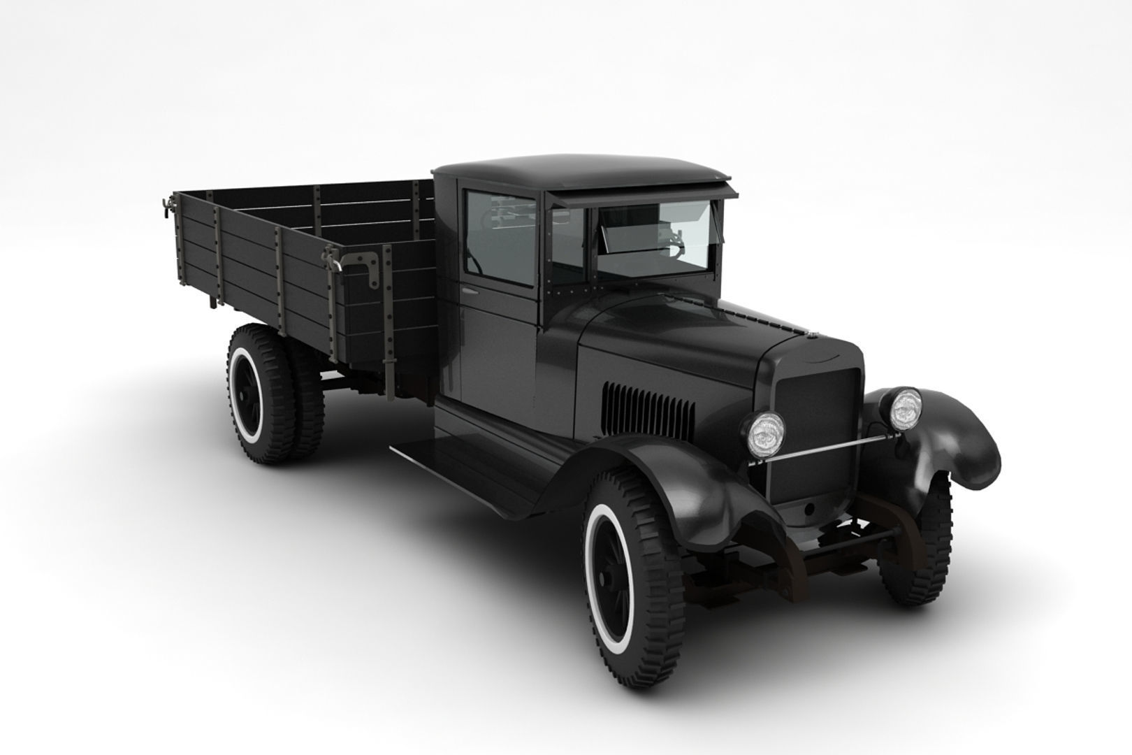 Old Truck 3D model_1