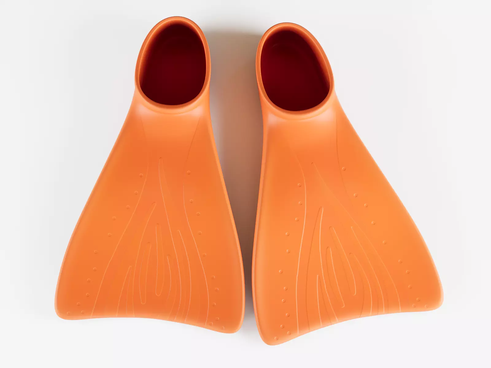 Swim Fins PBR 3D model_0