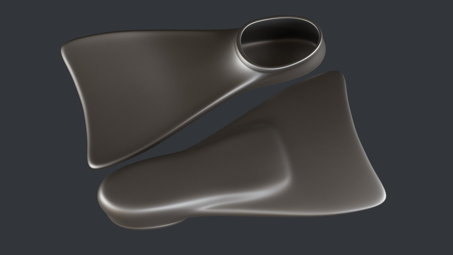 Swim Fins PBR 3D model_13