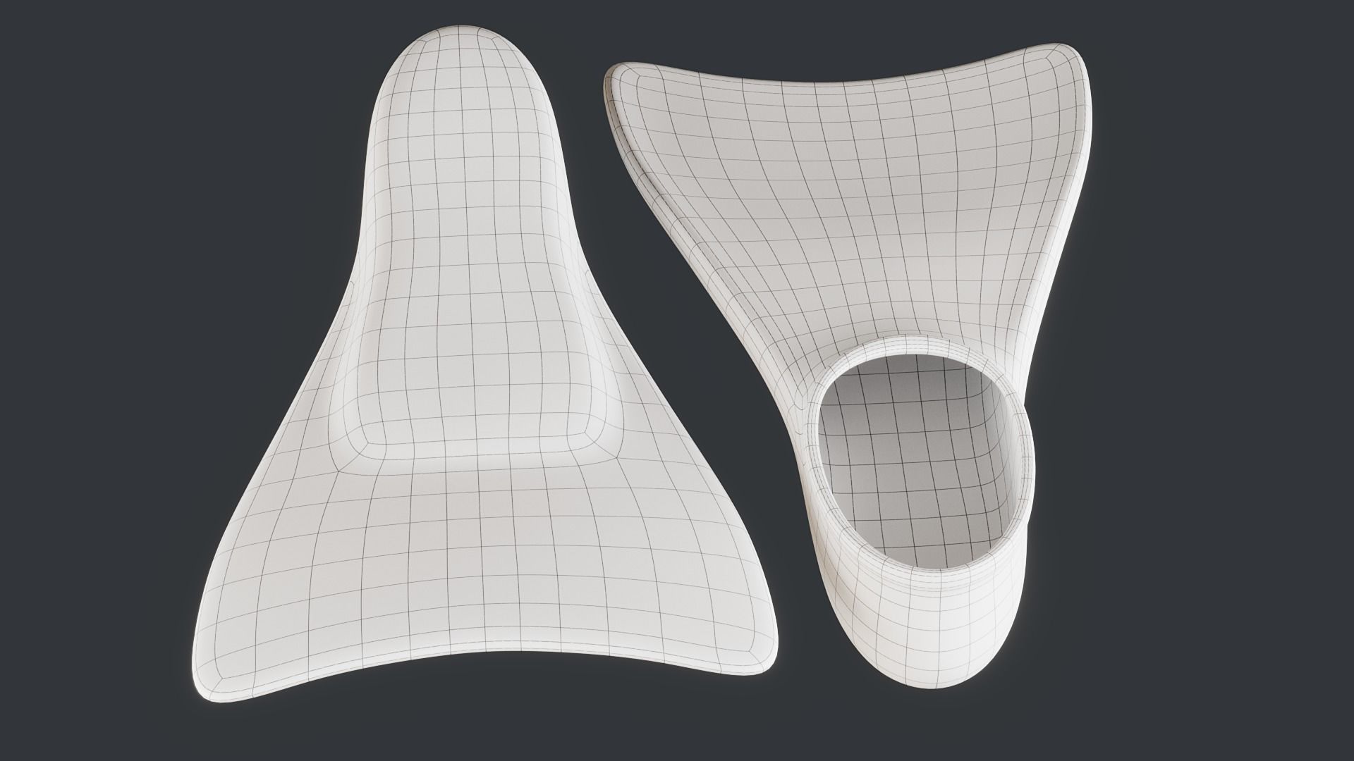 Swim Fins PBR 3D model_17