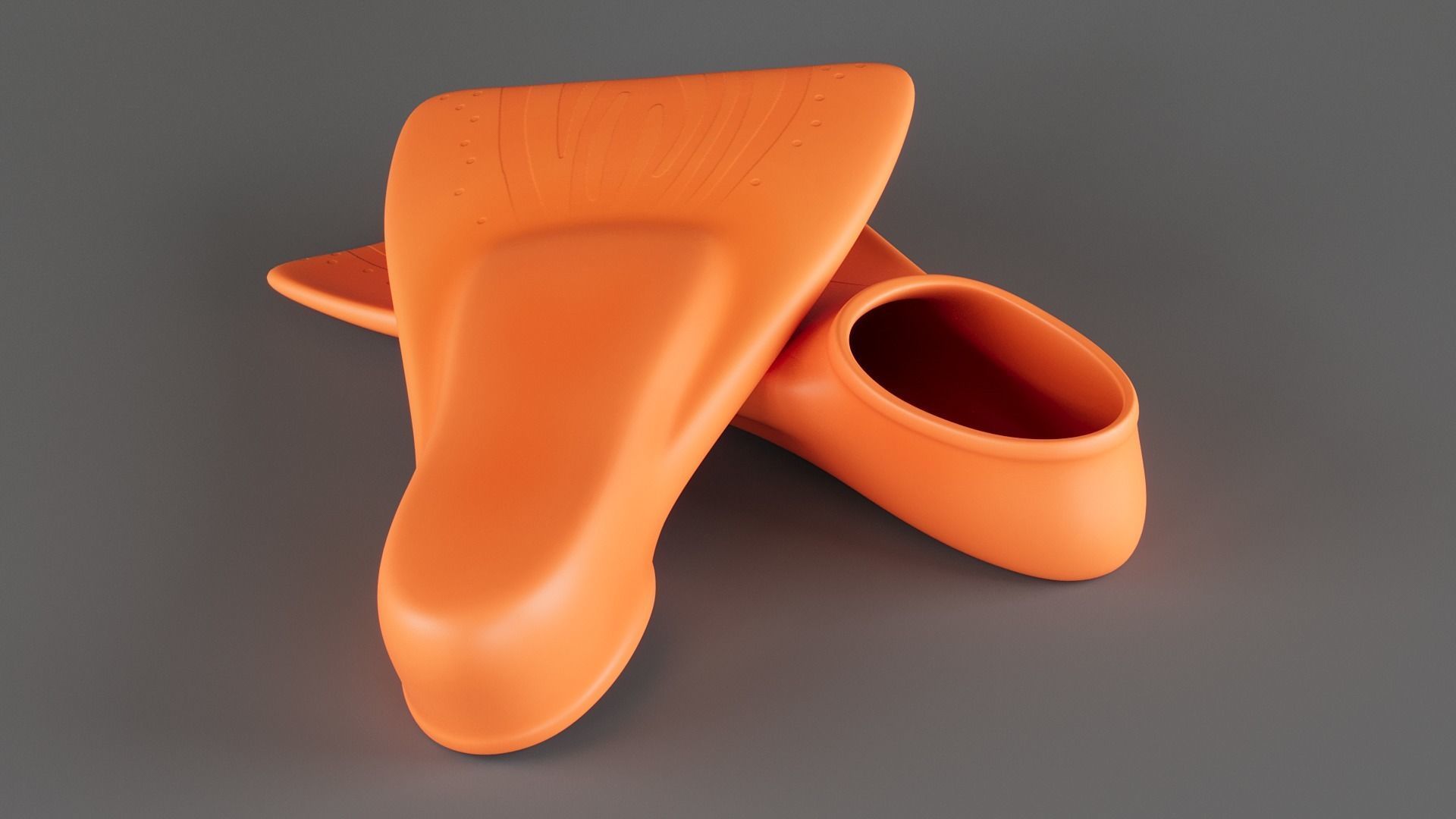 Swim Fins PBR 3D model_11