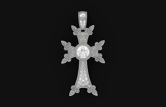 Armenian cross with patterns 787