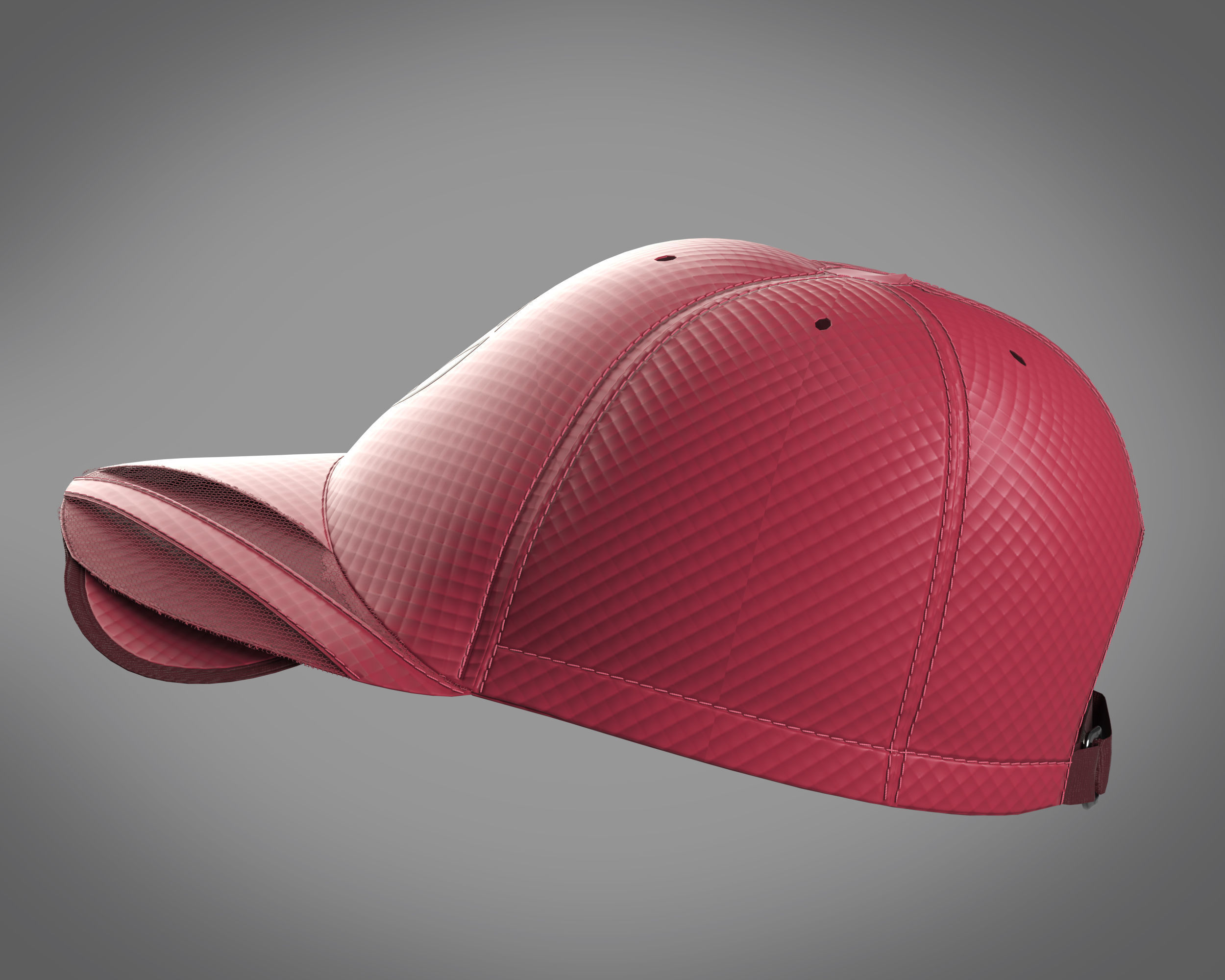 Red Cap  Free 3D model_5