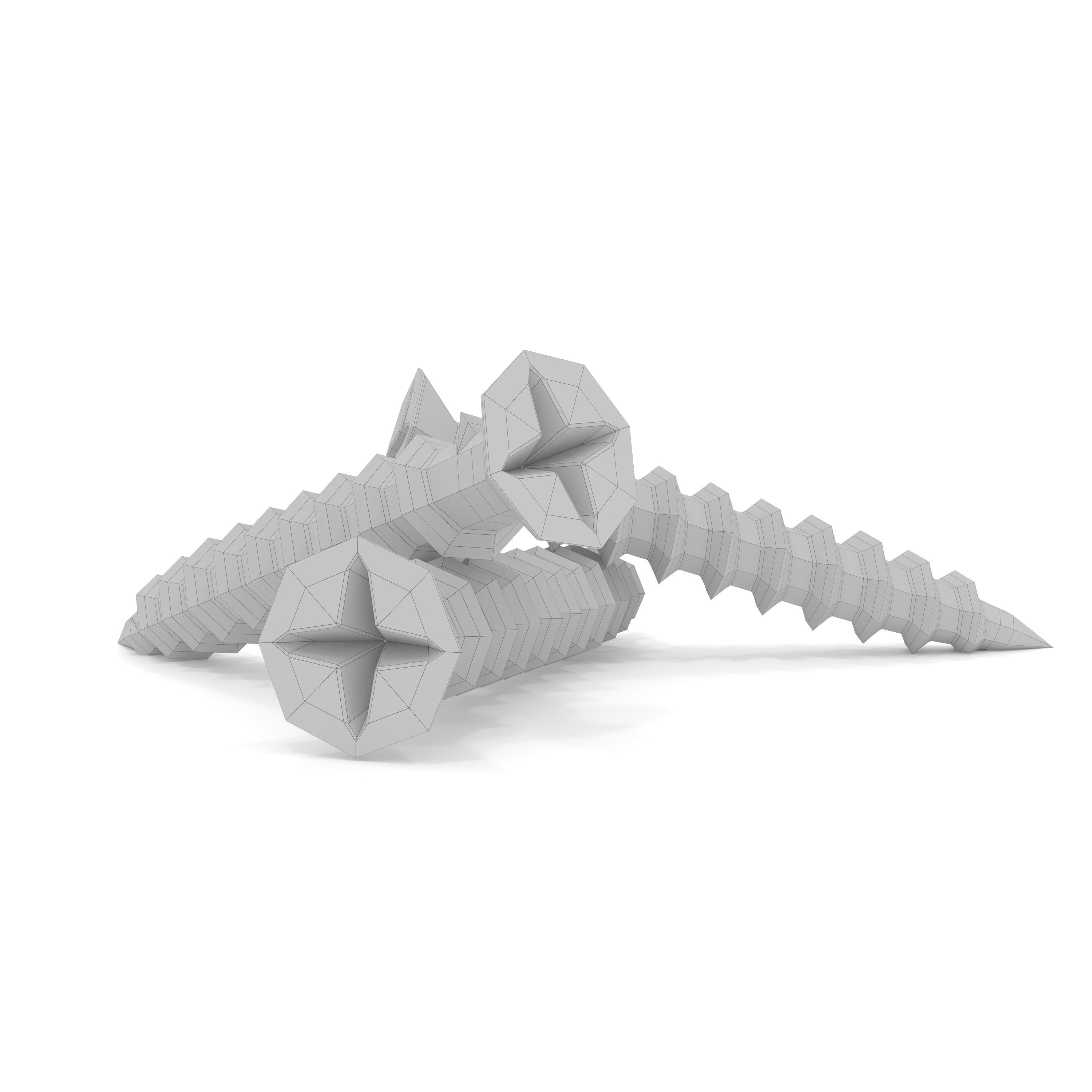Screw screws 3D model_13