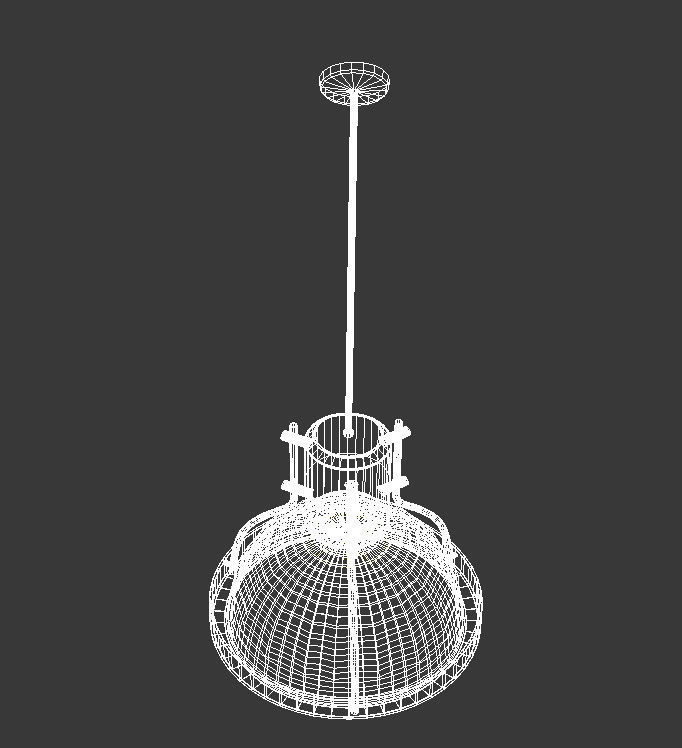 industrial hanging lamp 3D model_12