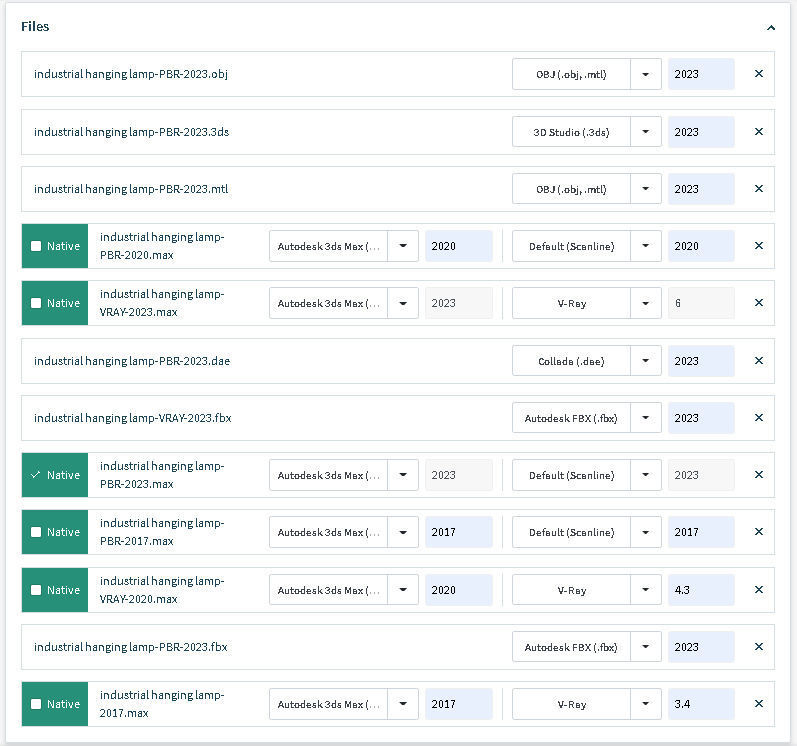 industrial hanging lamp 3D model_13