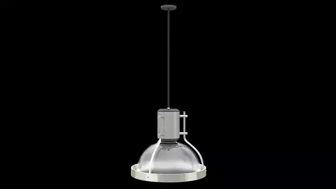 industrial hanging lamp 3D model