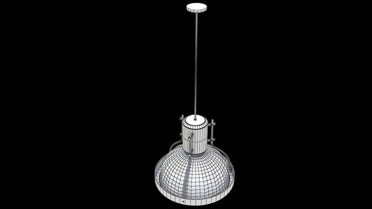 industrial hanging lamp 3D model_6