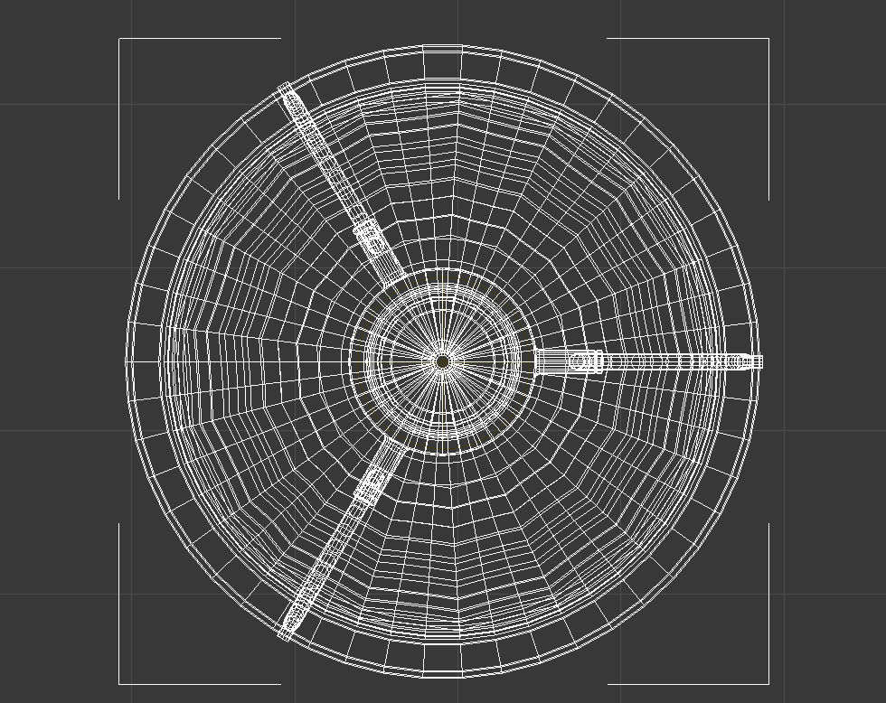 industrial hanging lamp 3D model_9