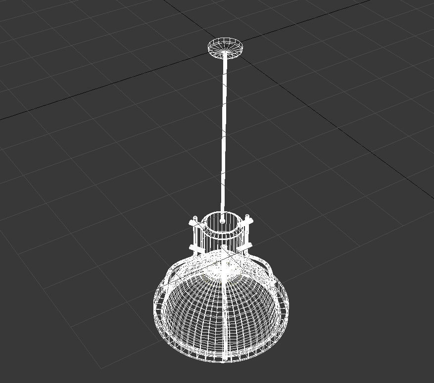 industrial hanging lamp 3D model_11