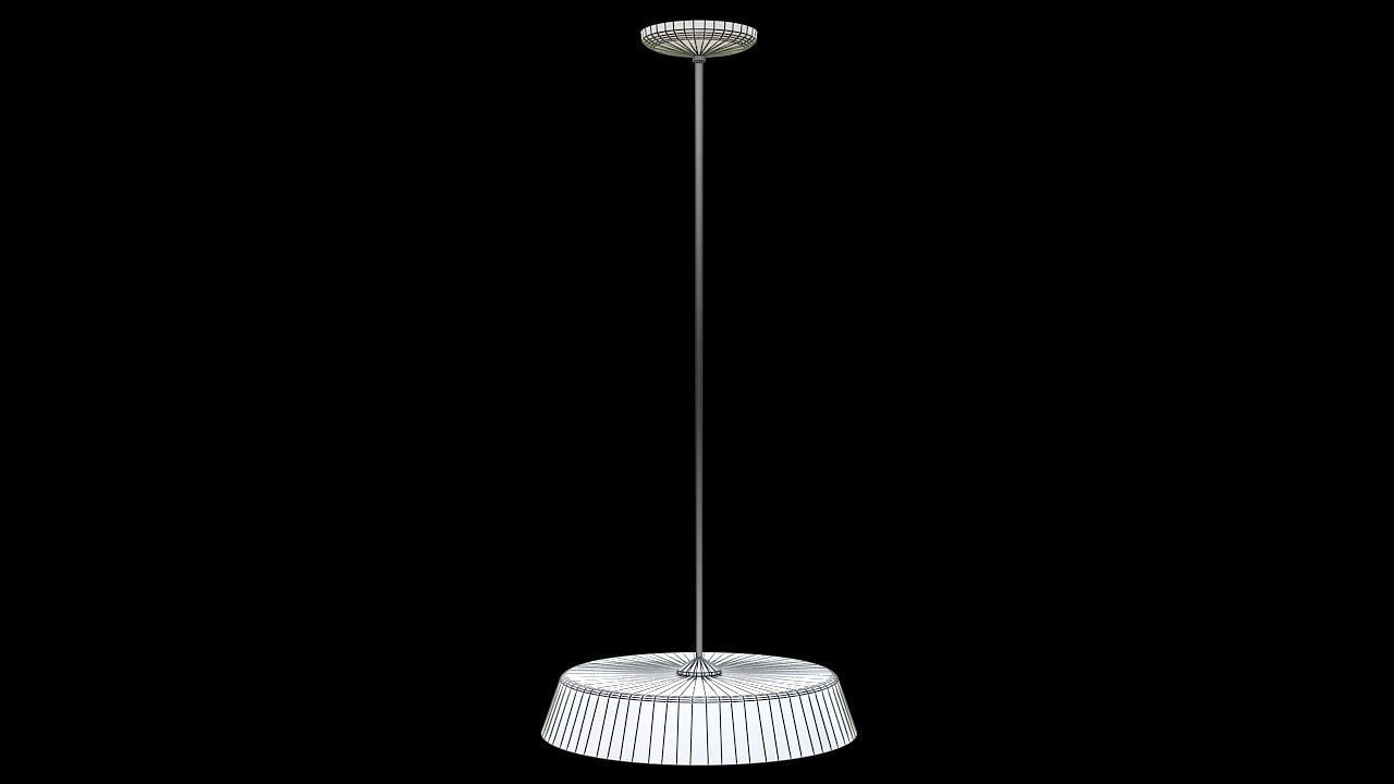 industrial style hanging lamp 3D model_5