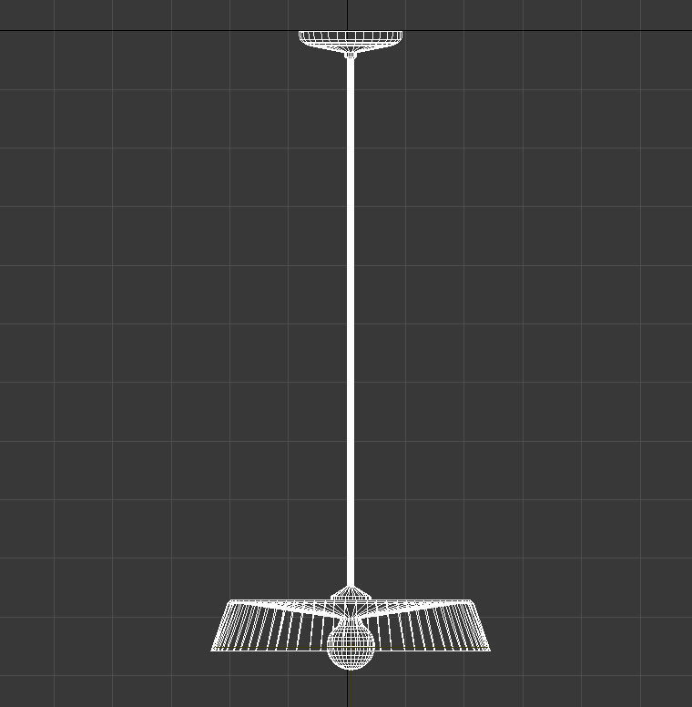 industrial style hanging lamp 3D model_9