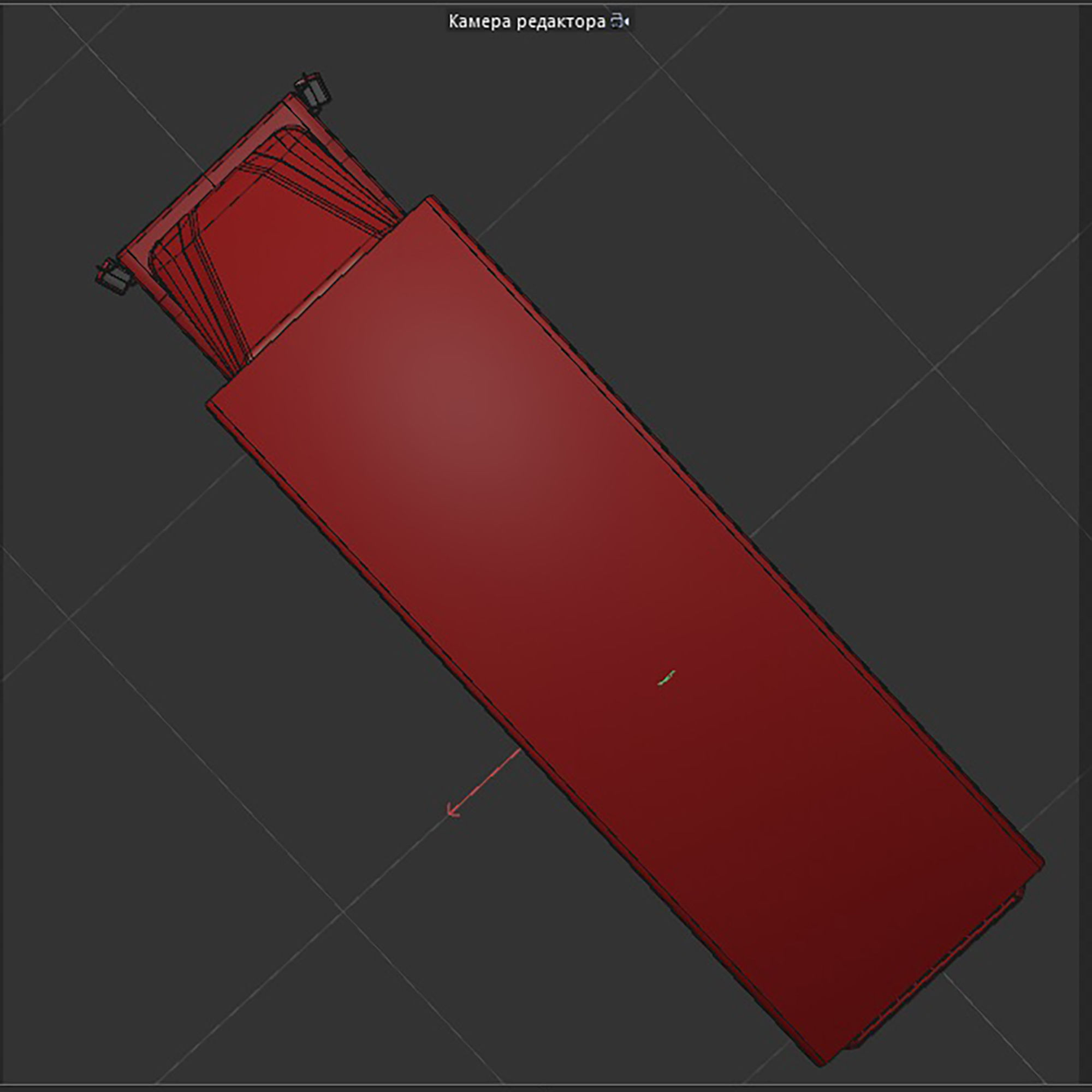 cattle truck Low-poly 3D model_9