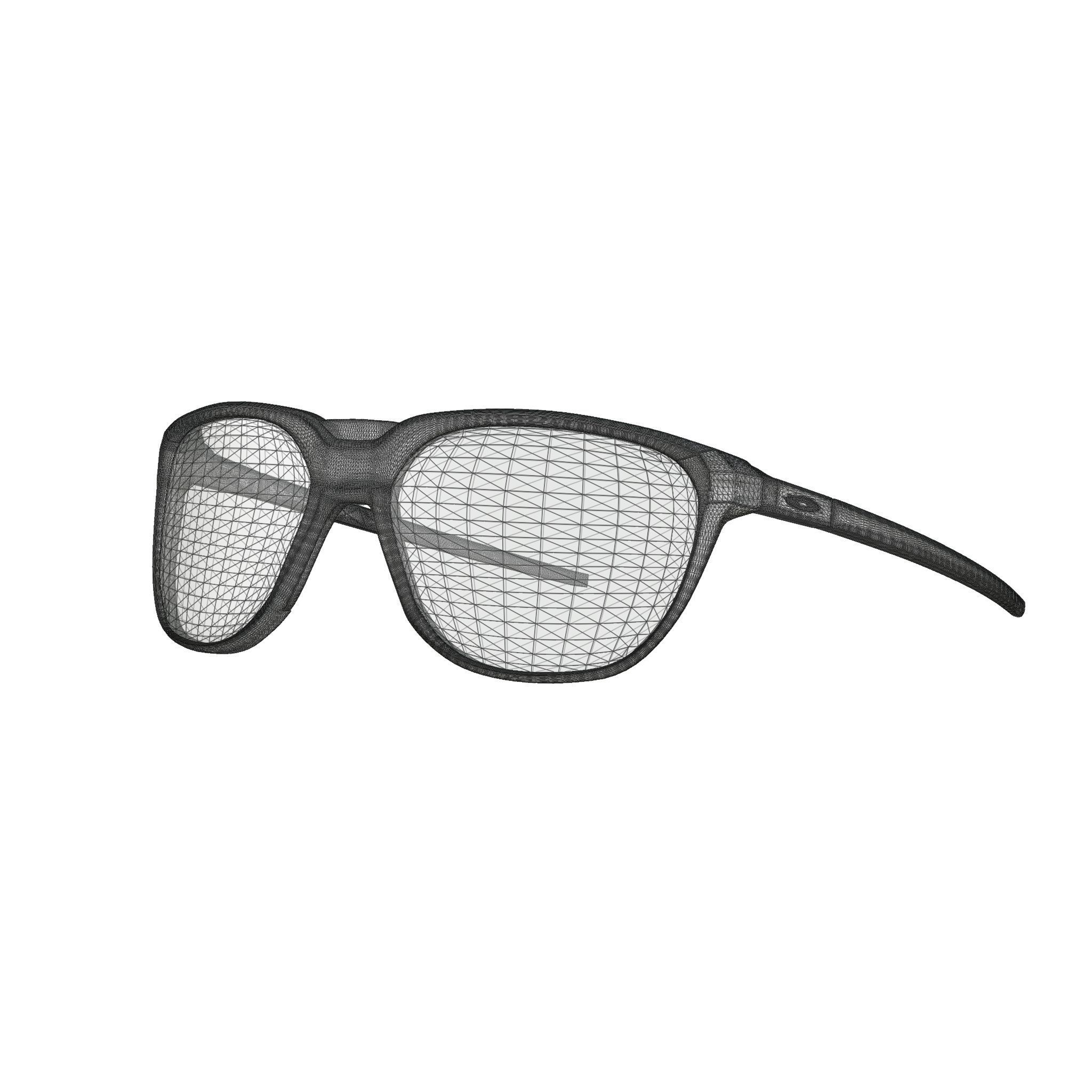 Oakley Anorak - Prizm Sapphire OO9420 Sport Glasses Low-poly 3D model_6