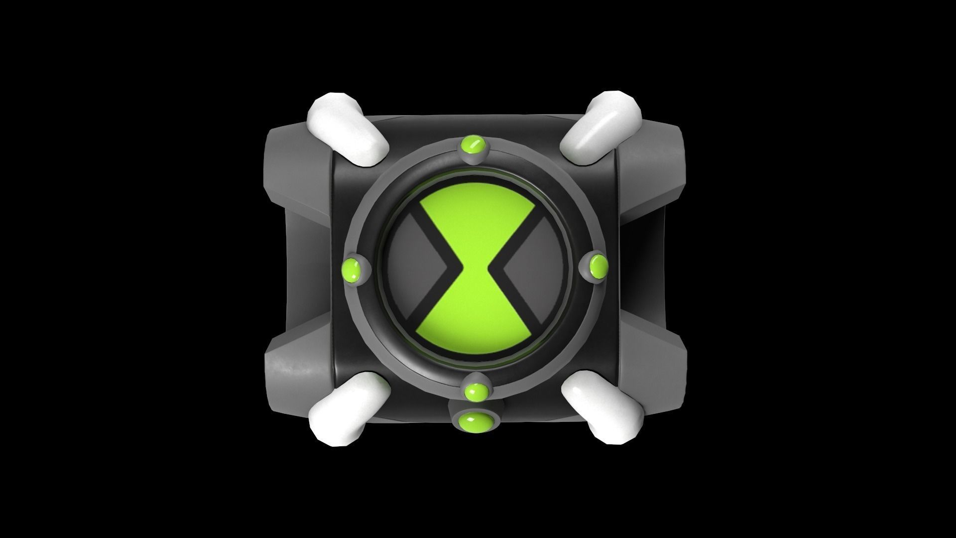 BEN 10 Omnitrix Low-poly 3D model_3